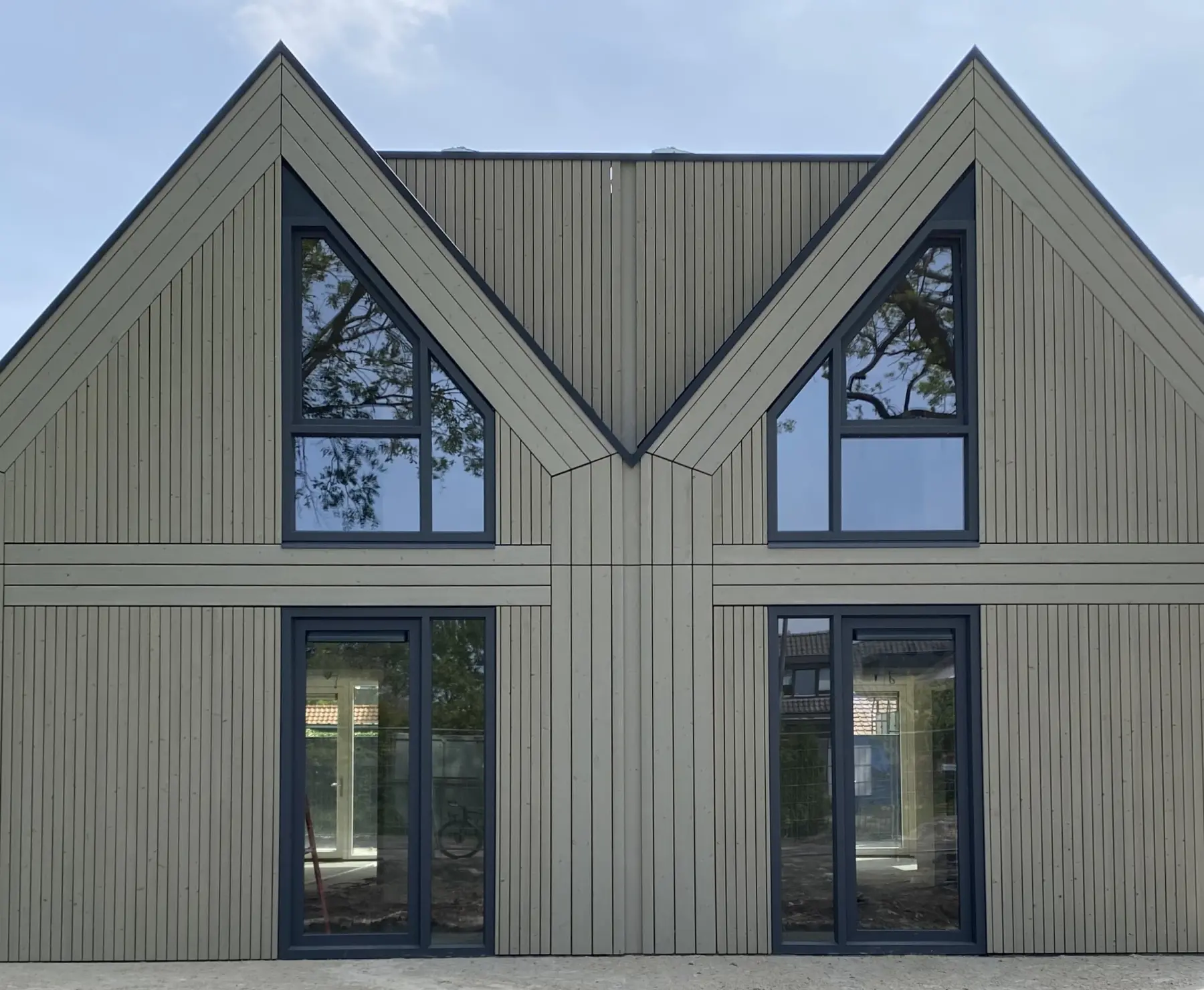 Twee duurzame woningen